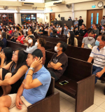 Sanctuary - ready for next program 在正堂，准备下一个节目